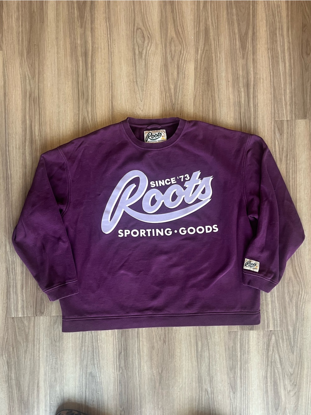 Roots Purple Graphic hoodie